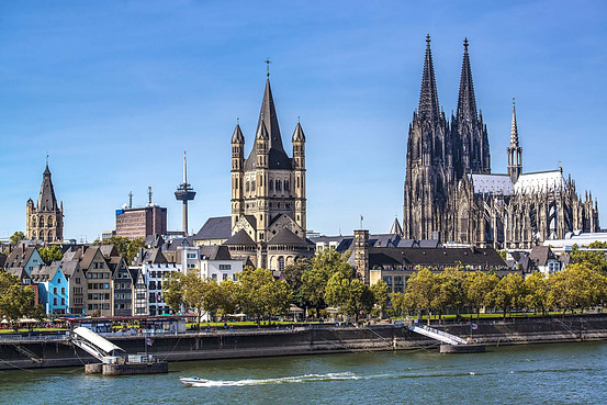 cologne germany including cathedral