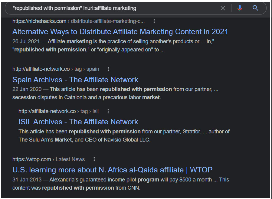 how to find syndicated articles
