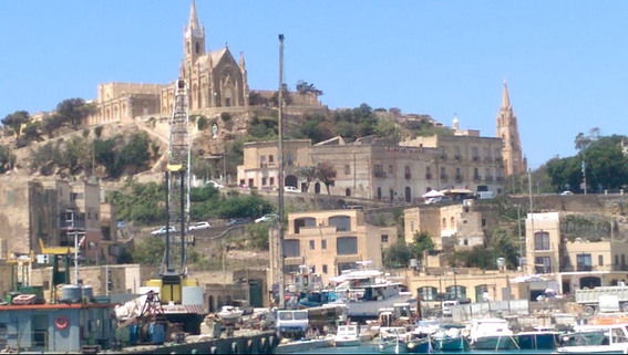 malta august 2020 St. Julians Bay