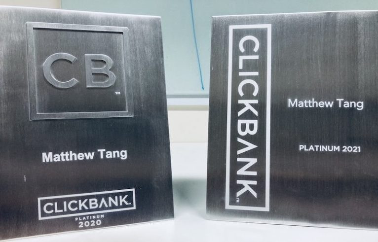 matthew tang clickbank platinum seller awards 2020 2021