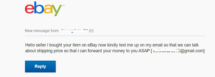 suspicious buyer ebay example
