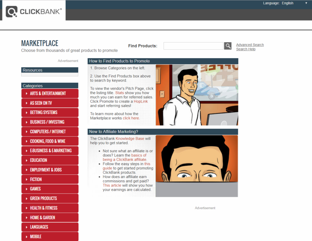 affiliate marketing without click bank