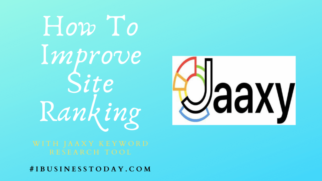 how to improve site ranking with jaaxy