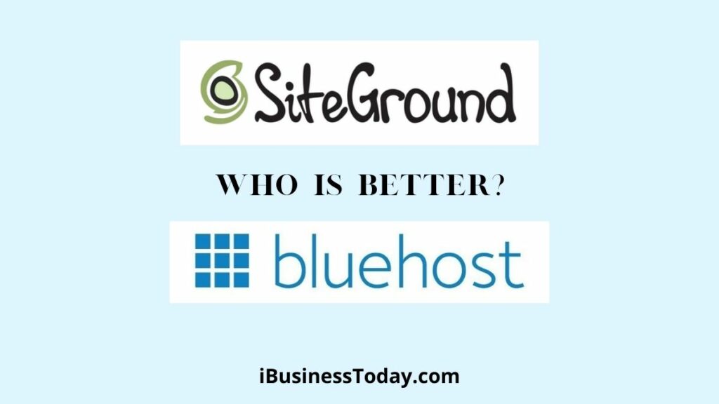 which is better siteground or bluehost