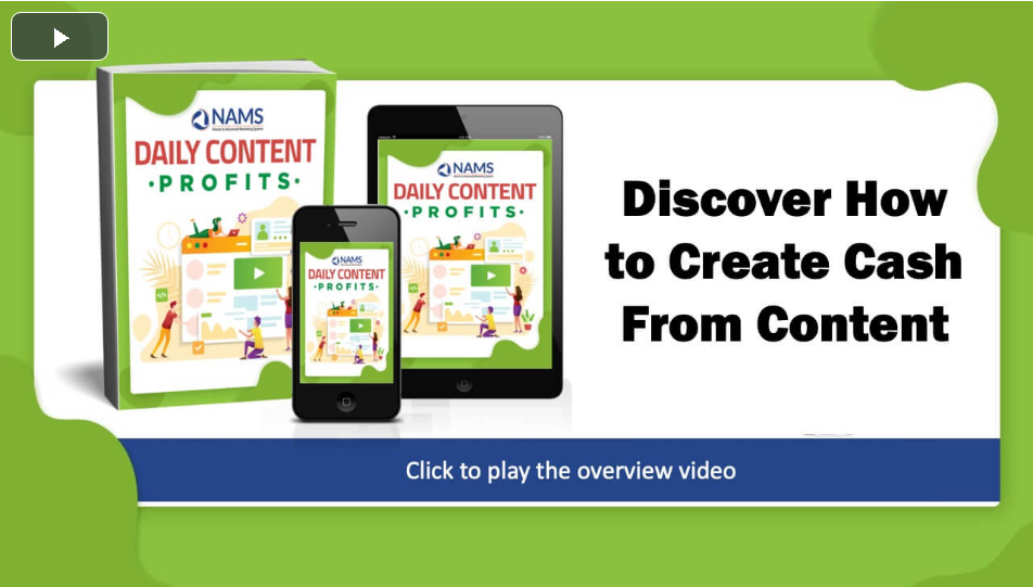 discover how to create cash with content daily content profits david perdew