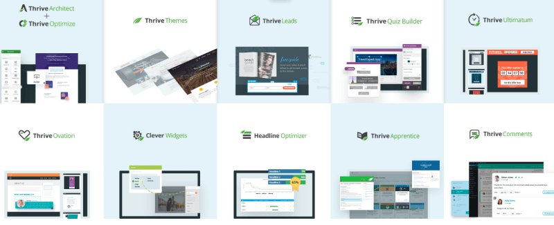 thrive suite all in one toolbox for affiliate marketing and web development