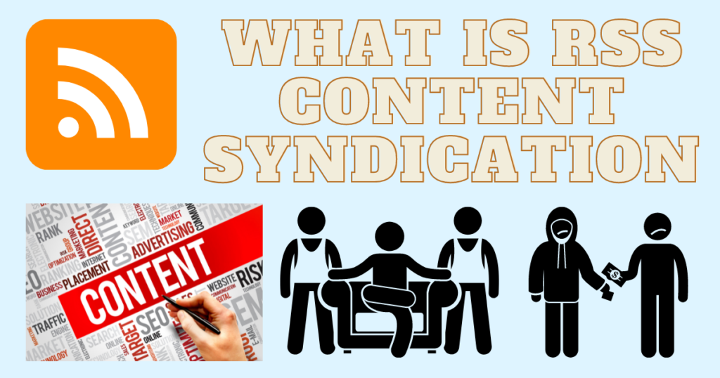 how does rss content syndication work